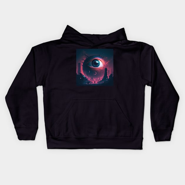 Eater of the worlds Kids Hoodie by Trontee